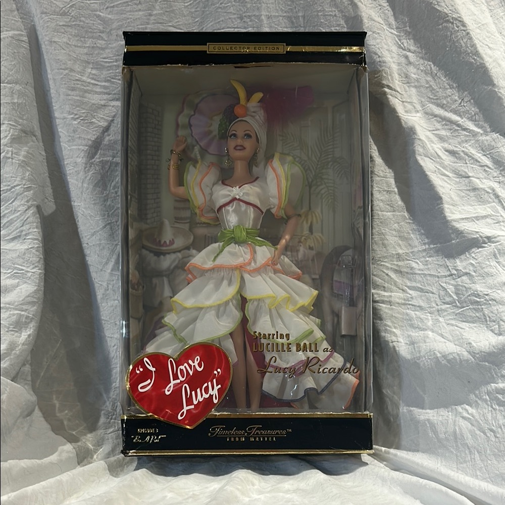 I Love Lucy Collector's Doll - White and Red